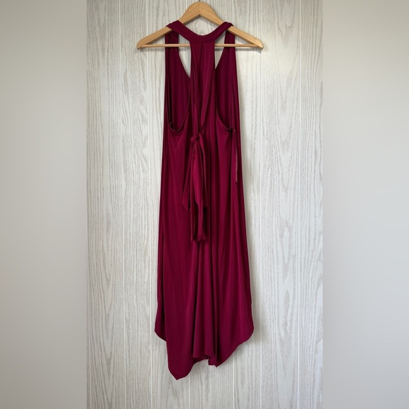 BCBG Gorgeous Maroon Convertible Dress Size Medium LNC - Picture 1 of 5